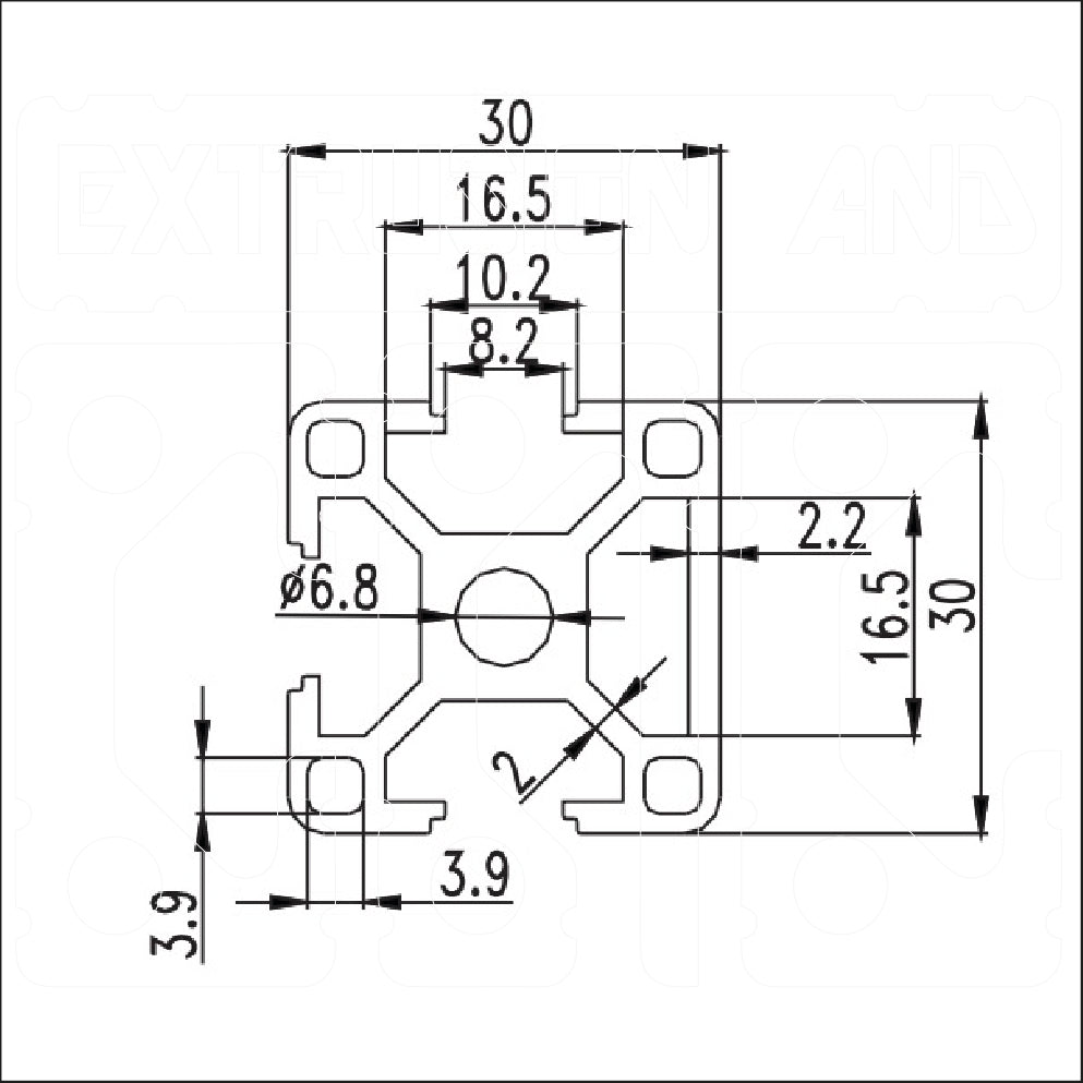 3030D - Extrusion and CNC