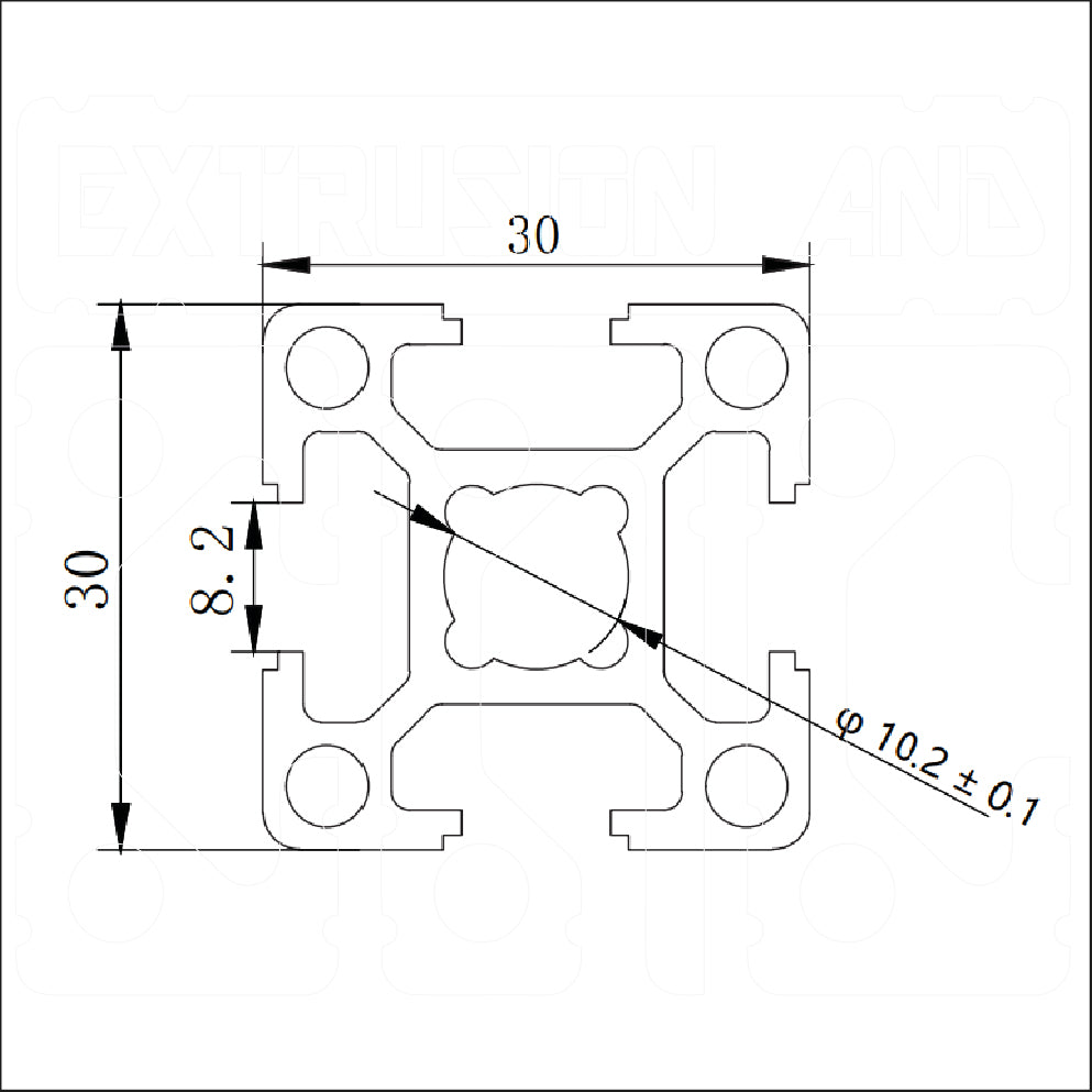 3030F - Extrusion and CNC