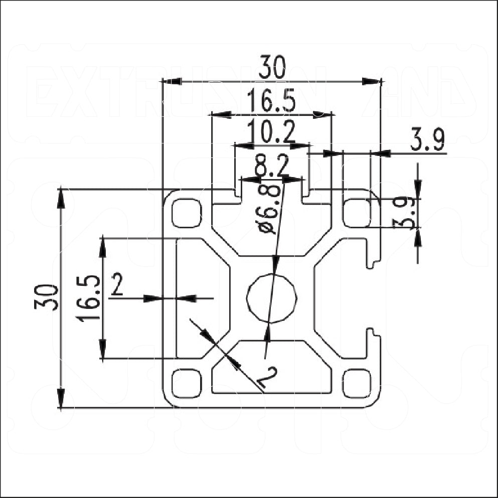 3030N - Extrusion and CNC