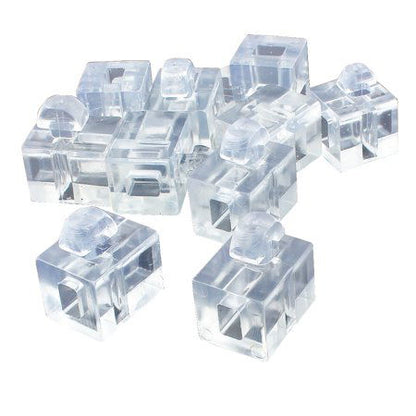 30 Series Aluminium fittings Spacer Partitions Glass connection block type B -Pack of 1 - Extrusion and CNC