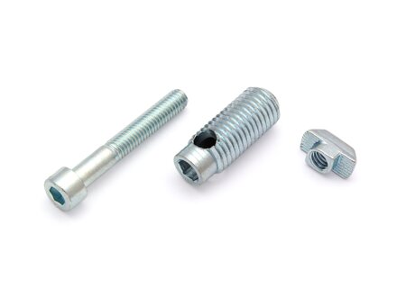 30 Series Single Head Anchor 0 - 180 Degree ( 0 Degree Angle Profile Connector ) - Extrusion and CNC