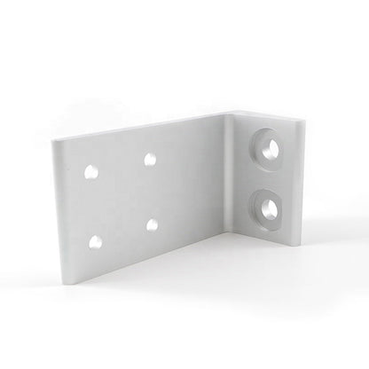 30 series 3060 profiles Floor Mount Base Plate Bracket Silver - Extrusion and CNC