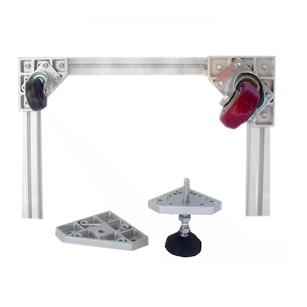 30 series Plate Connection for Wheel 3030-M12 - Extrusion and CNC