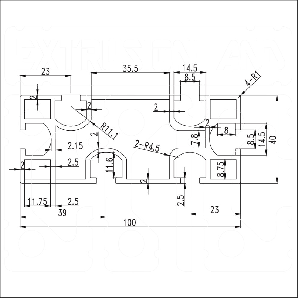 40100 - Extrusion and CNC