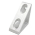 4040-4 hole Wide Gusset  Inside Corner Bracket - Extrusion and CNC