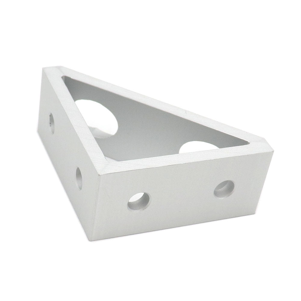 4040-4 hole Wide Gusset  Inside Corner Bracket - Extrusion and CNC