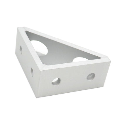 4040-4 hole Wide Gusset  Inside Corner Bracket - Extrusion and CNC