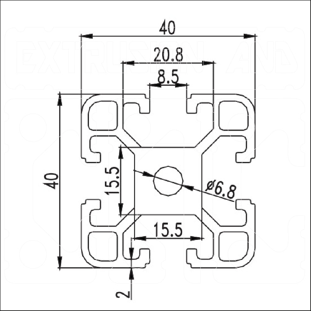 4040A - Extrusion and CNC