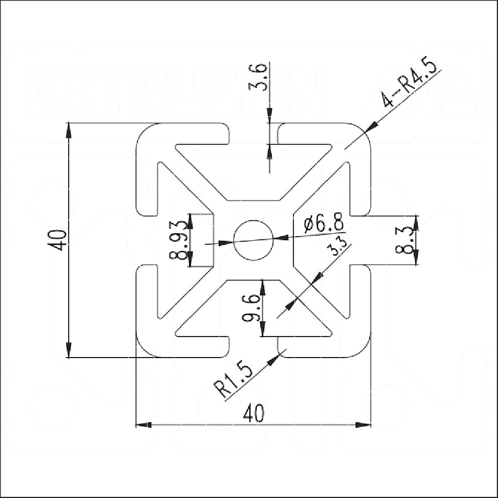 4040D - Extrusion and CNC