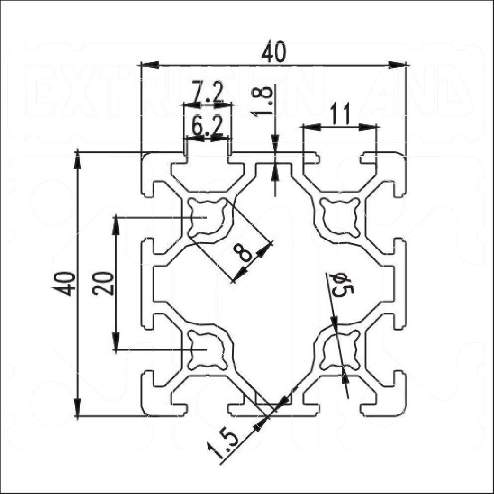 4040E - Extrusion and CNC