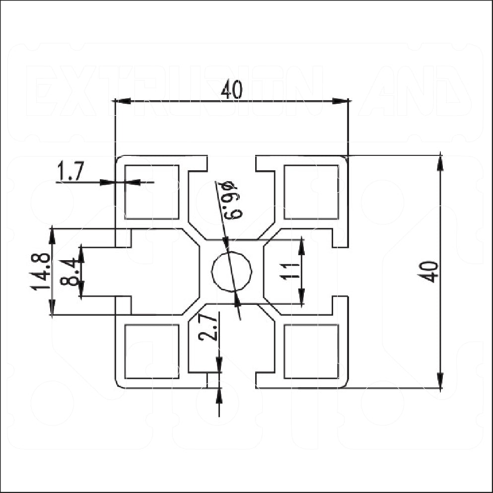 4040GBA - Extrusion and CNC