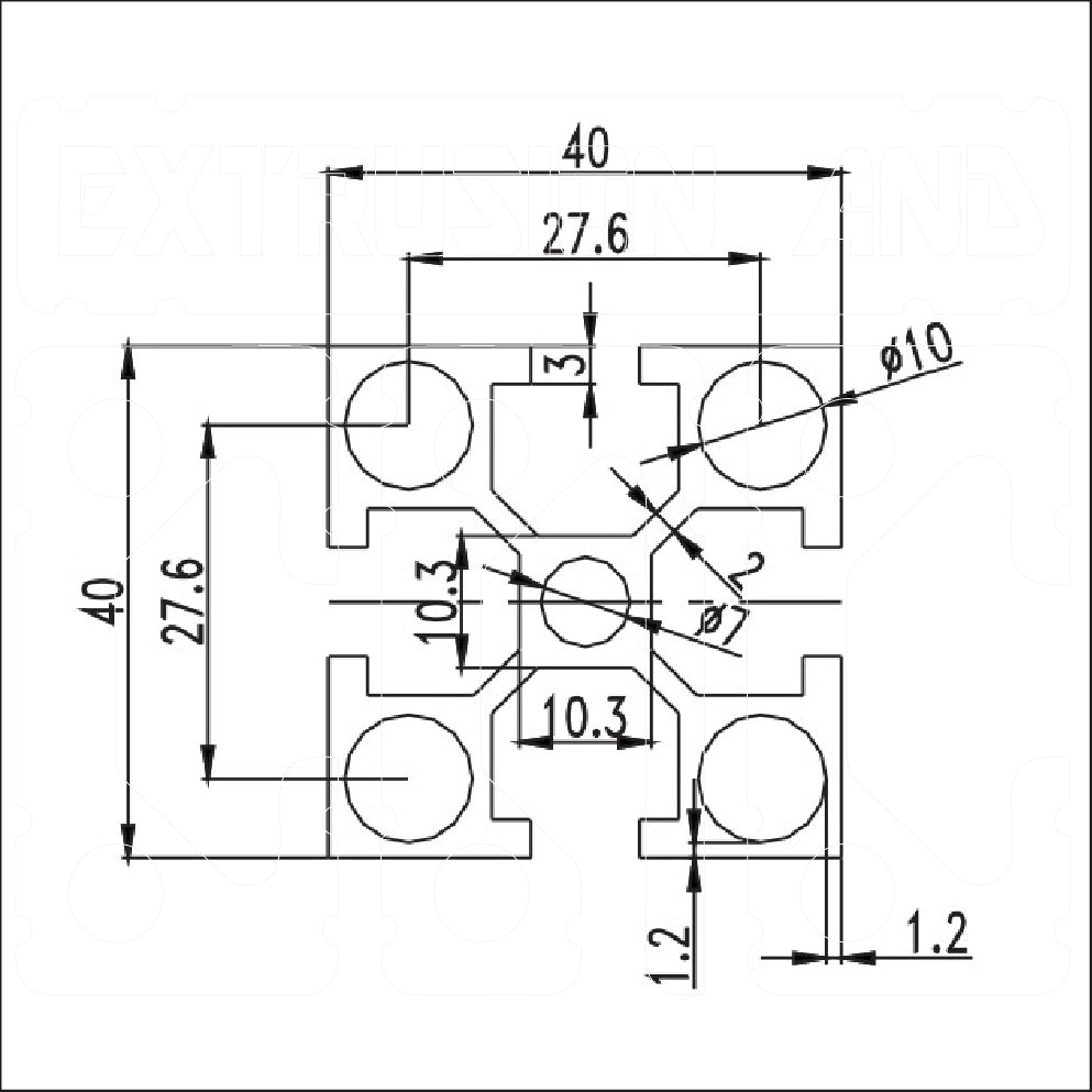 4040GBB - Extrusion and CNC