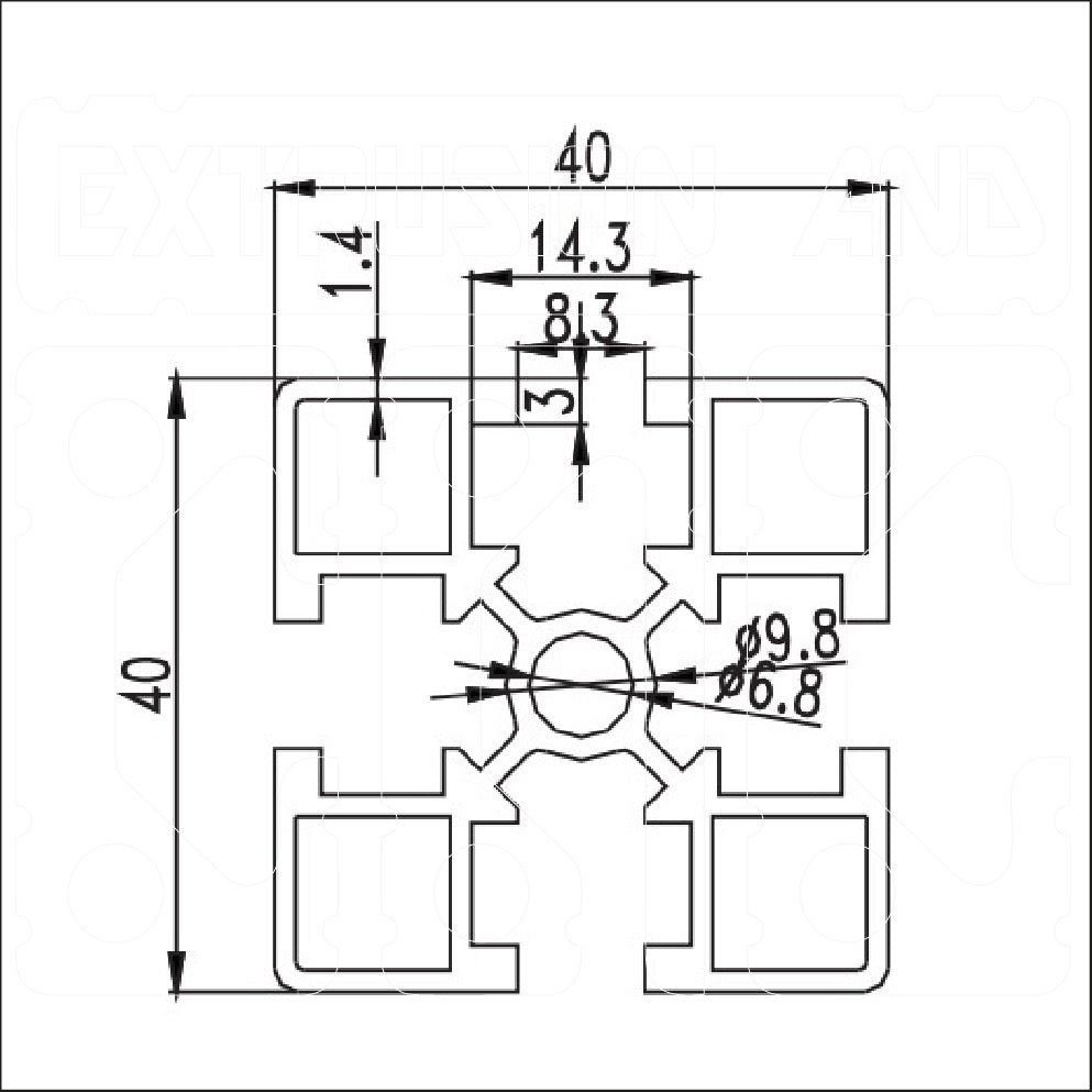 4040GBC - Extrusion and CNC