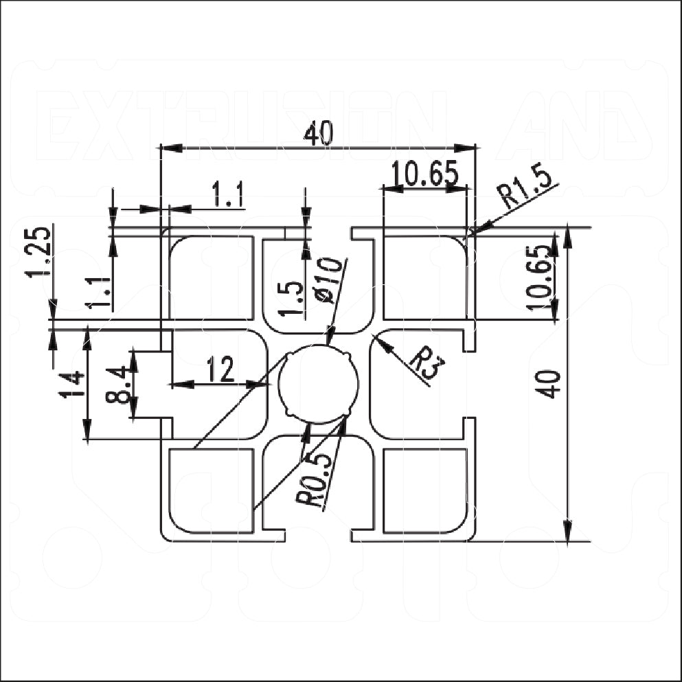 4040GBL - Extrusion and CNC