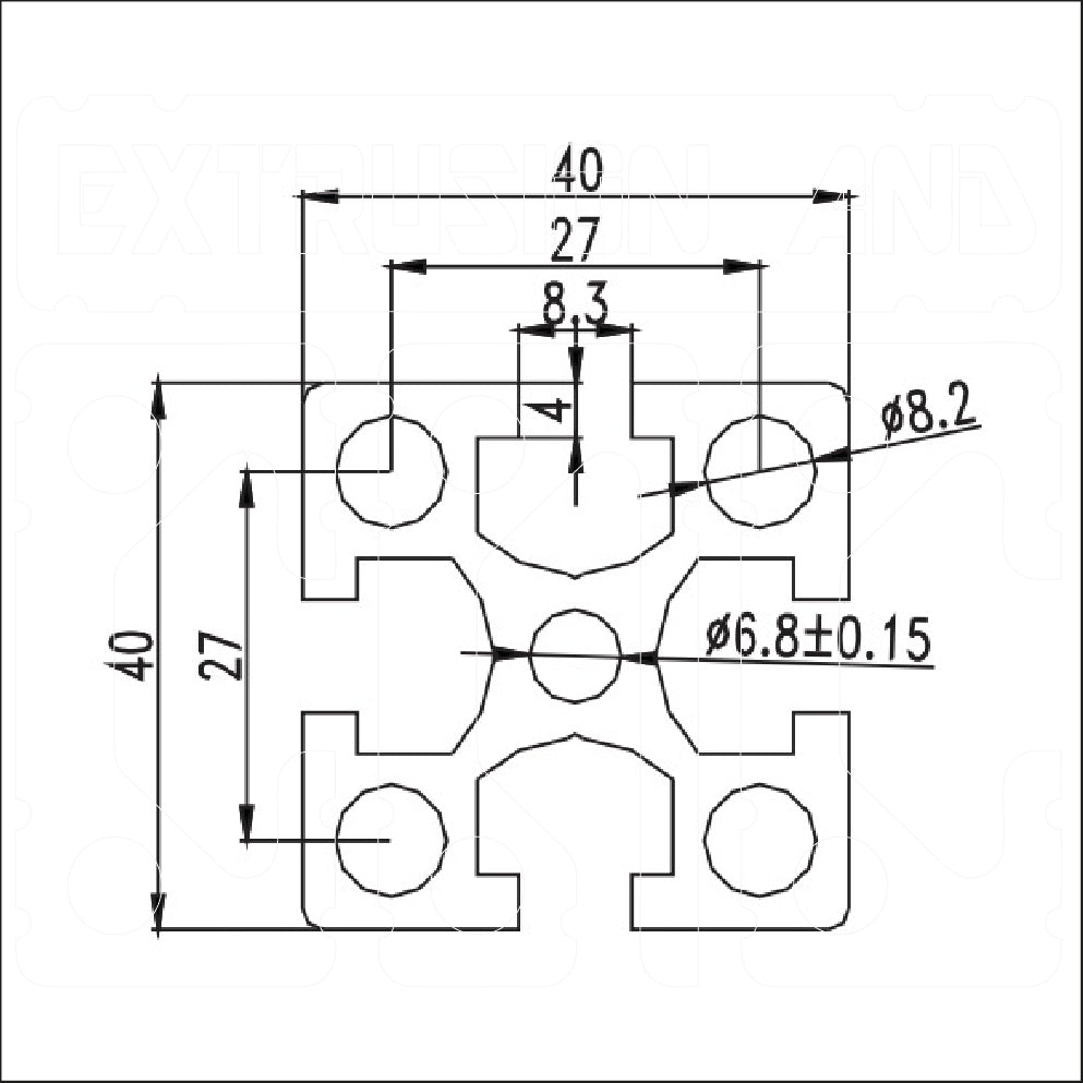 4040GBW - Extrusion and CNC