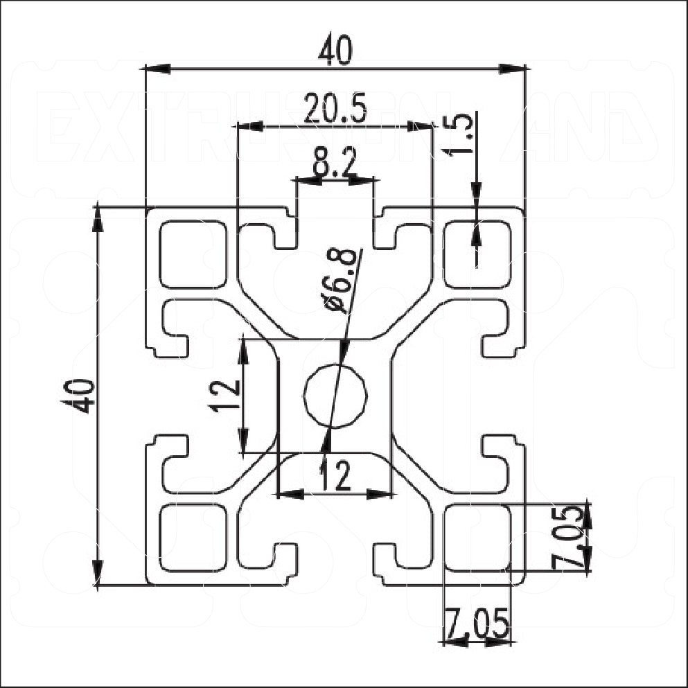 4040H - Extrusion and CNC