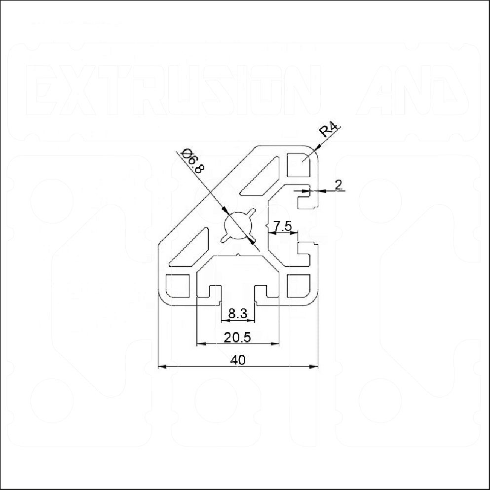 4040L-2 - Extrusion and CNC