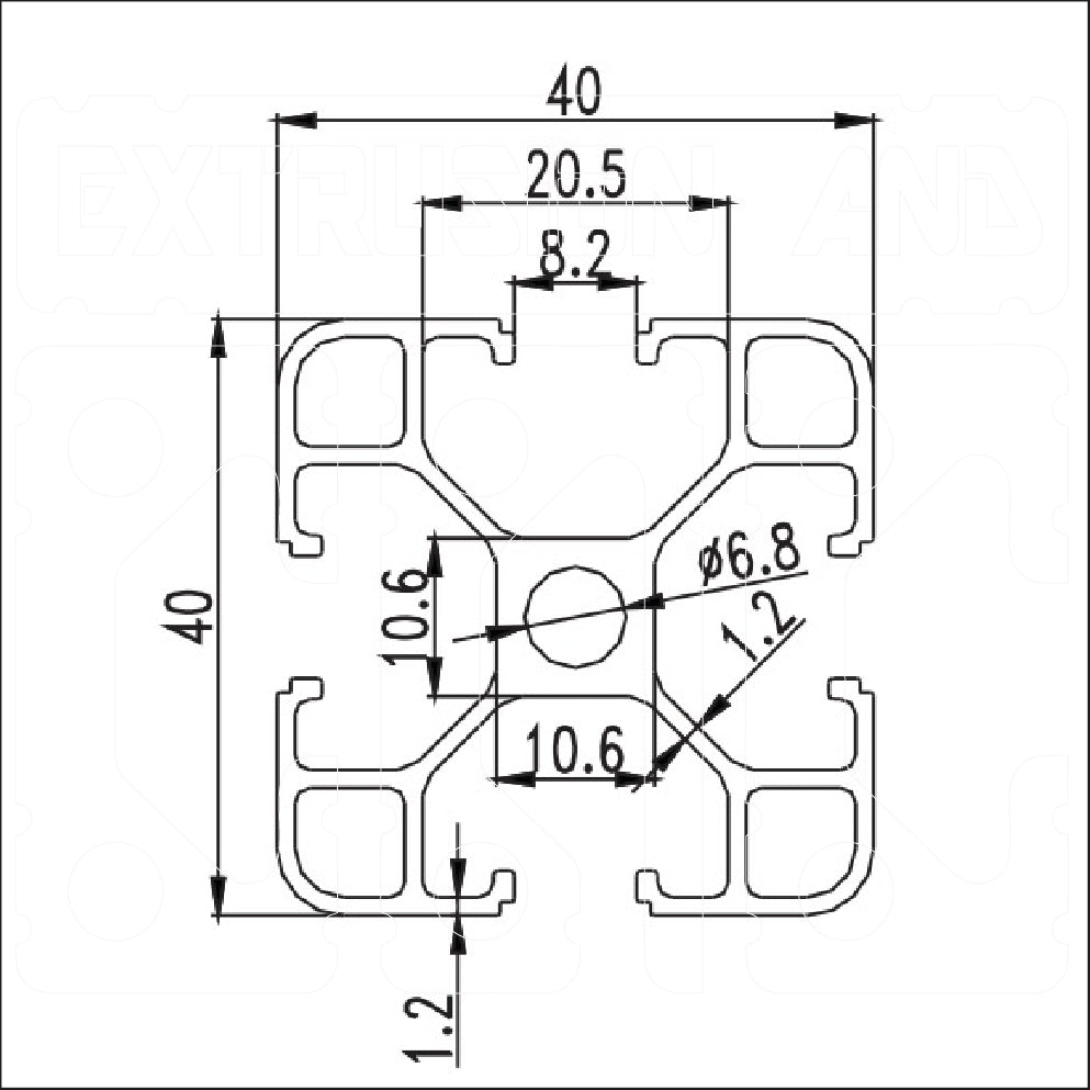 4040L - Extrusion and CNC