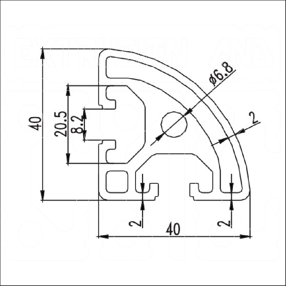 4040R - Extrusion and CNC