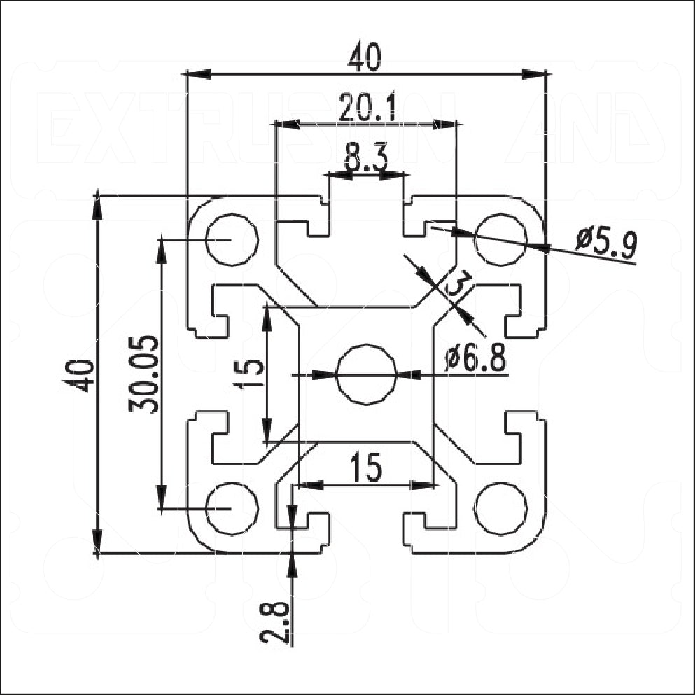 4040W - Extrusion and CNC