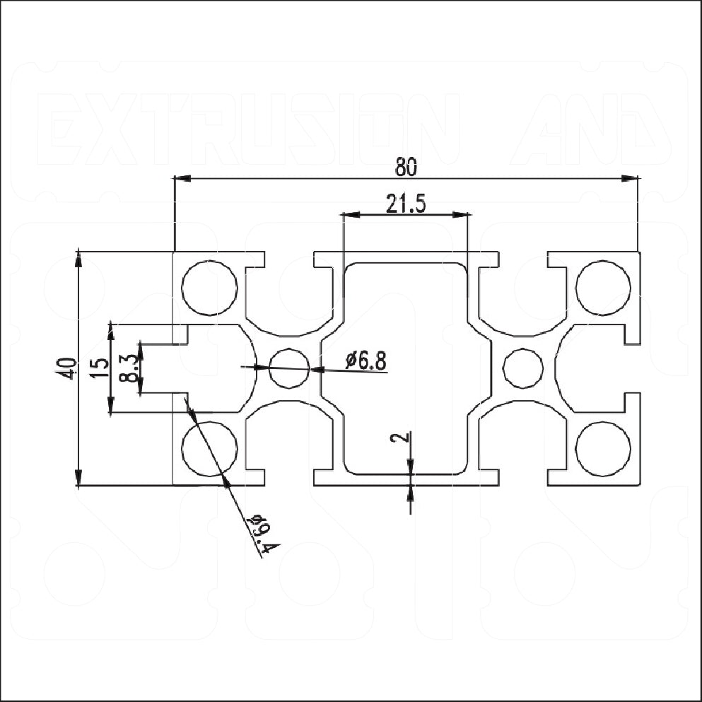 4080GBA - Extrusion and CNC