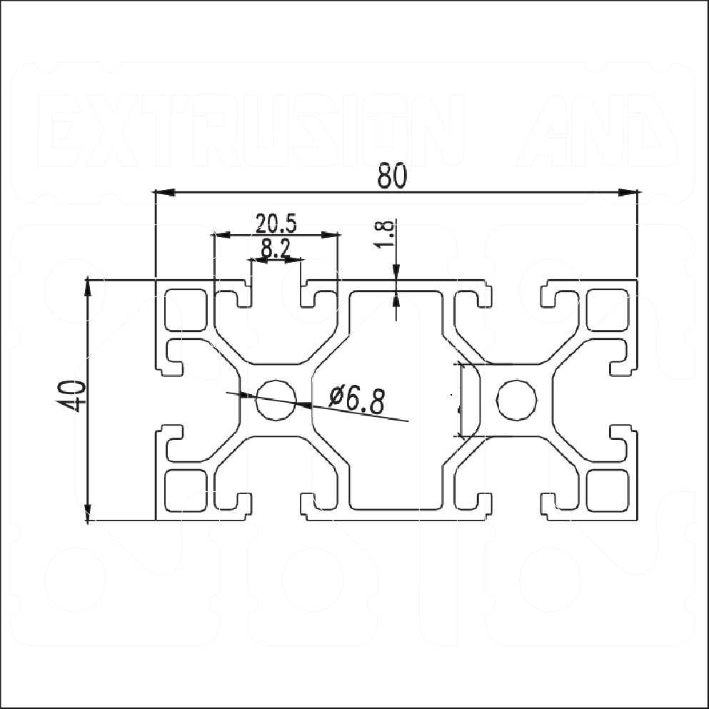 4080HW - Extrusion and CNC