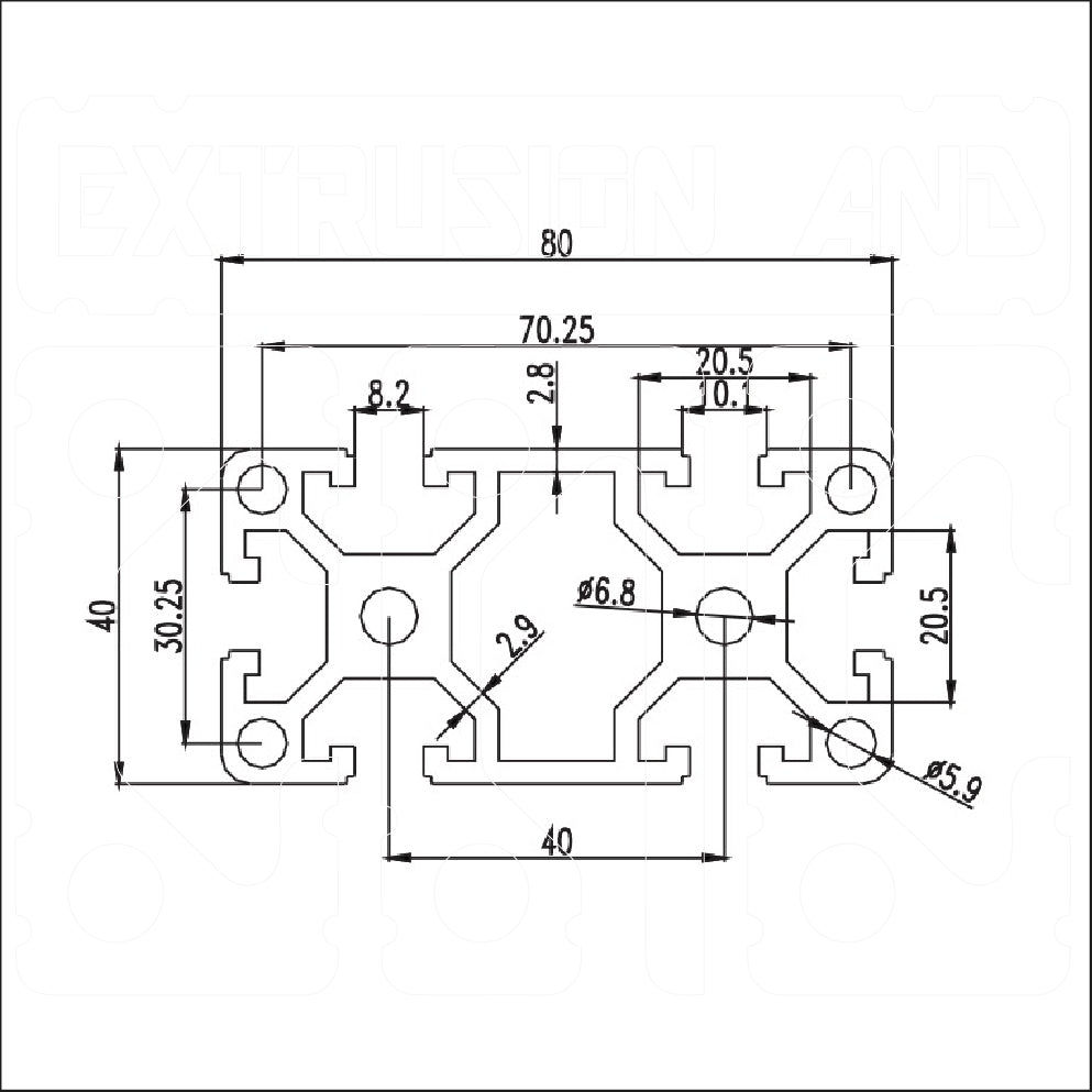 4080W - Extrusion and CNC