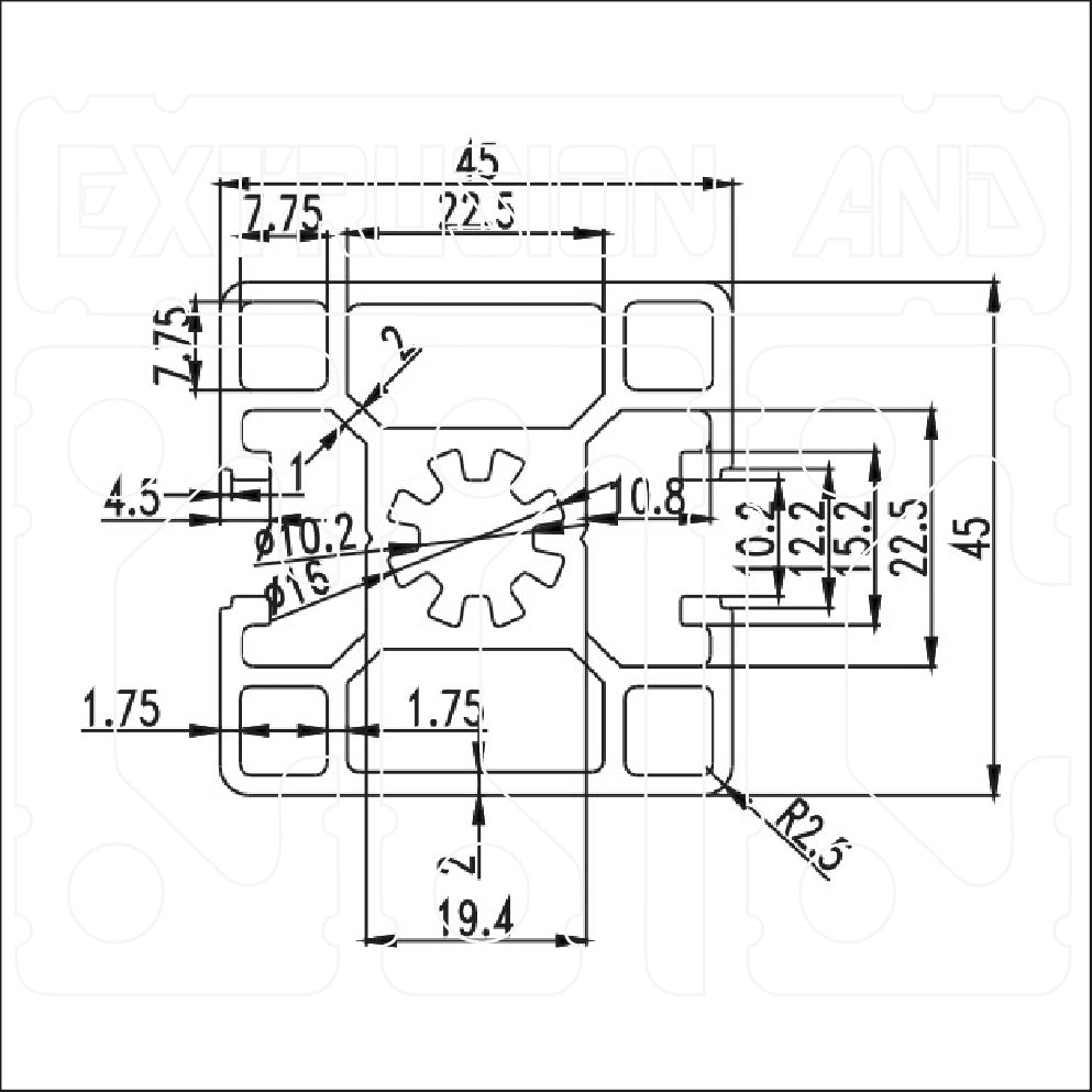 4545B - Extrusion and CNC