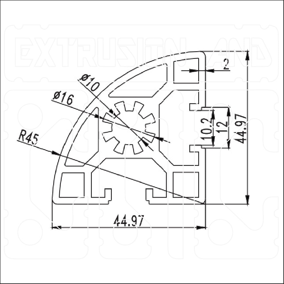 4545R - Extrusion and CNC