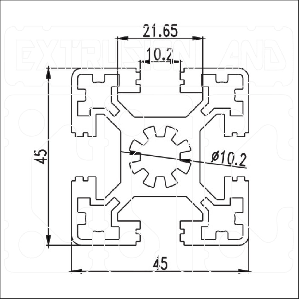 4545W - Extrusion and CNC