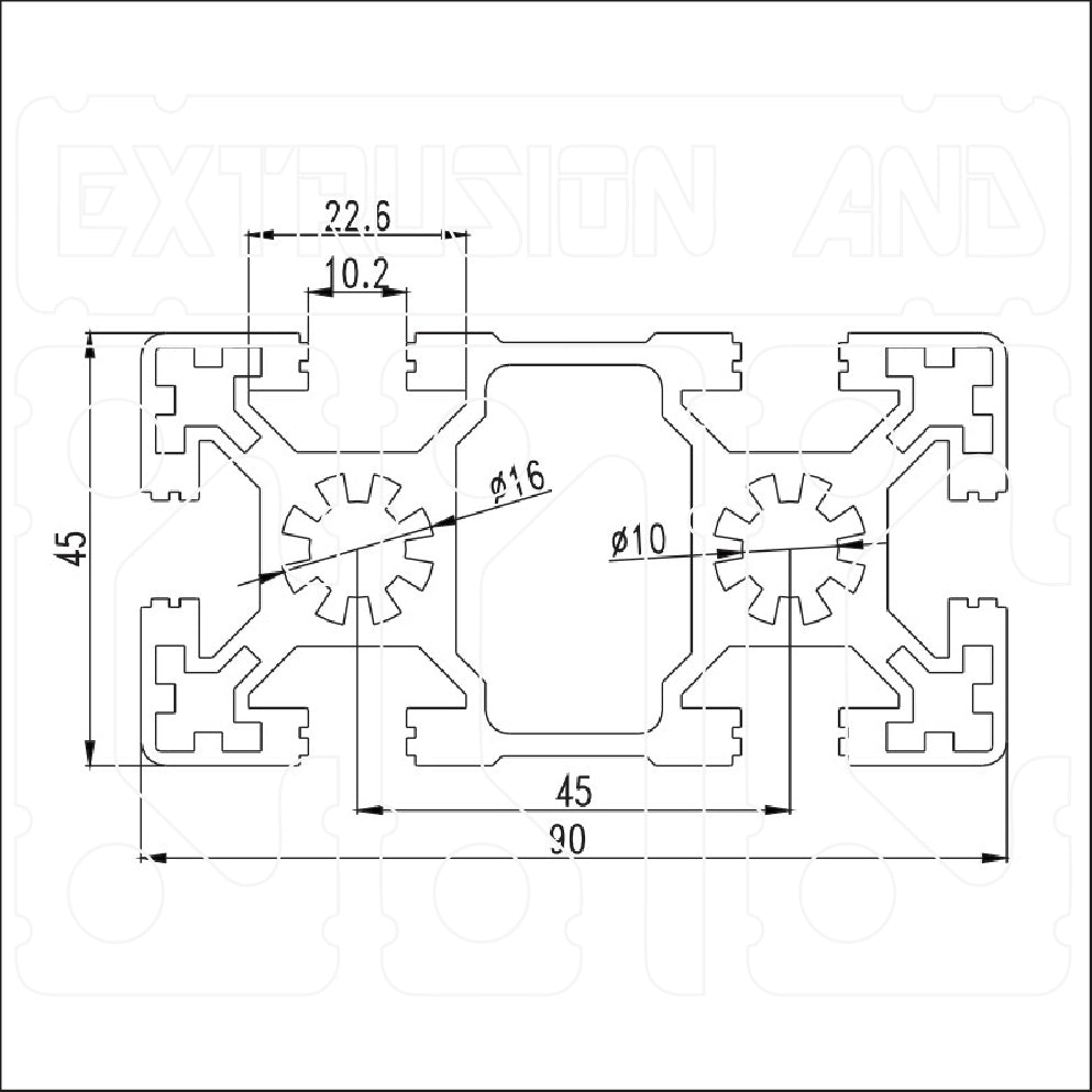 4590W - Extrusion and CNC