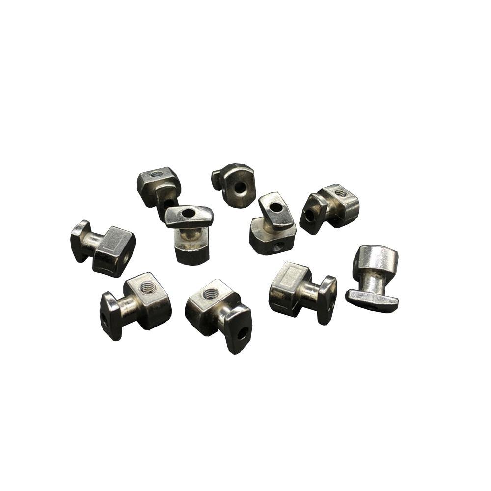 Aluminium Profile fittings grid 30/40/45 Series universal protective net mounting head - Extrusion and CNC