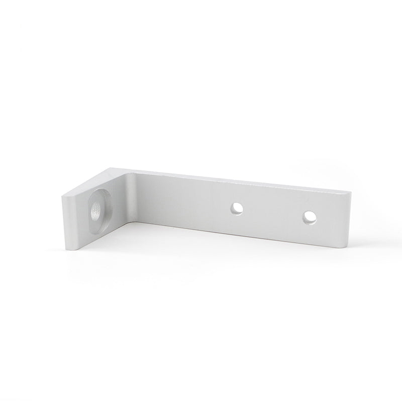 45 and 50 series Floor Mount Base Plate Bracket Silver - Extrusion and CNC