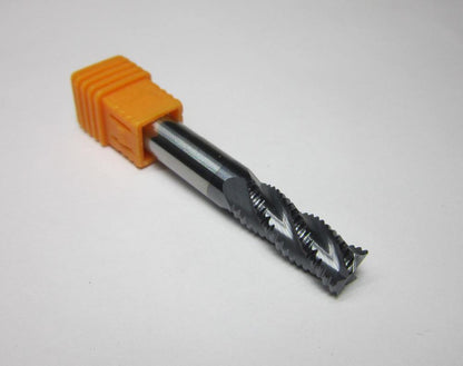 4PCS 4 Flutes HRC55 Roughing End Mills flat roughing tungsten carbide bit - Extrusion and CNC