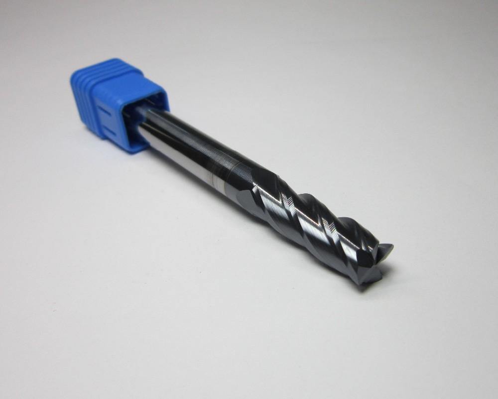 4PCS 4 flutes HRC45 long shank length 100mm tungsten carbide end mills set bits - Extrusion and CNC