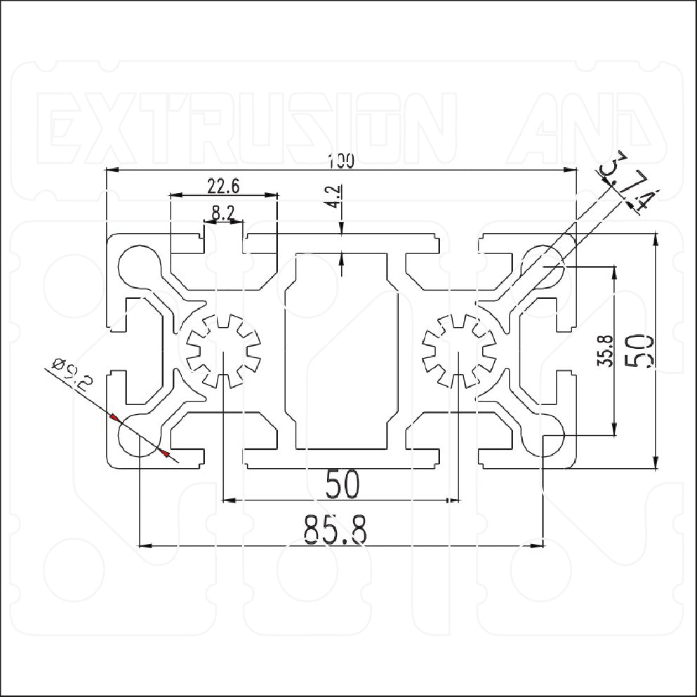 50100W - Extrusion and CNC