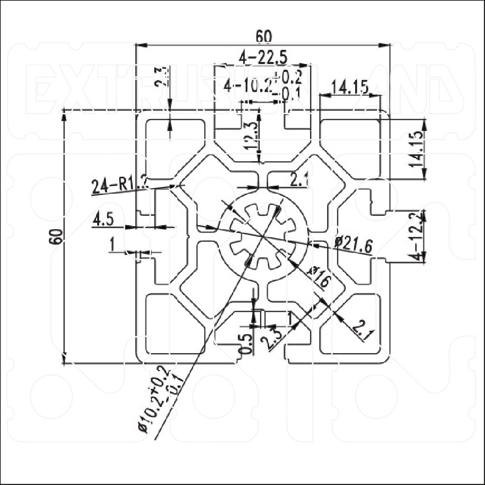 6060W - Extrusion and CNC