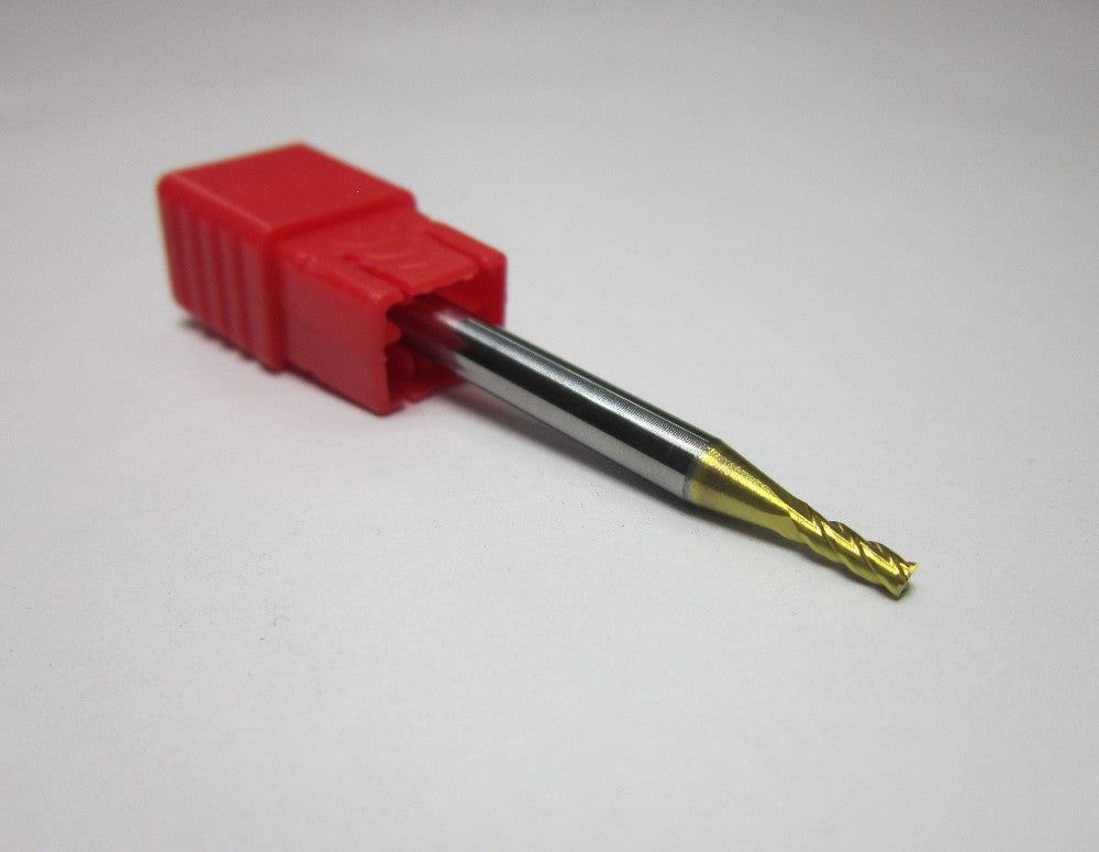 6PCS HRC62 4 flutes Tungsten Carbide End Mills milling cutter bits - Extrusion and CNC