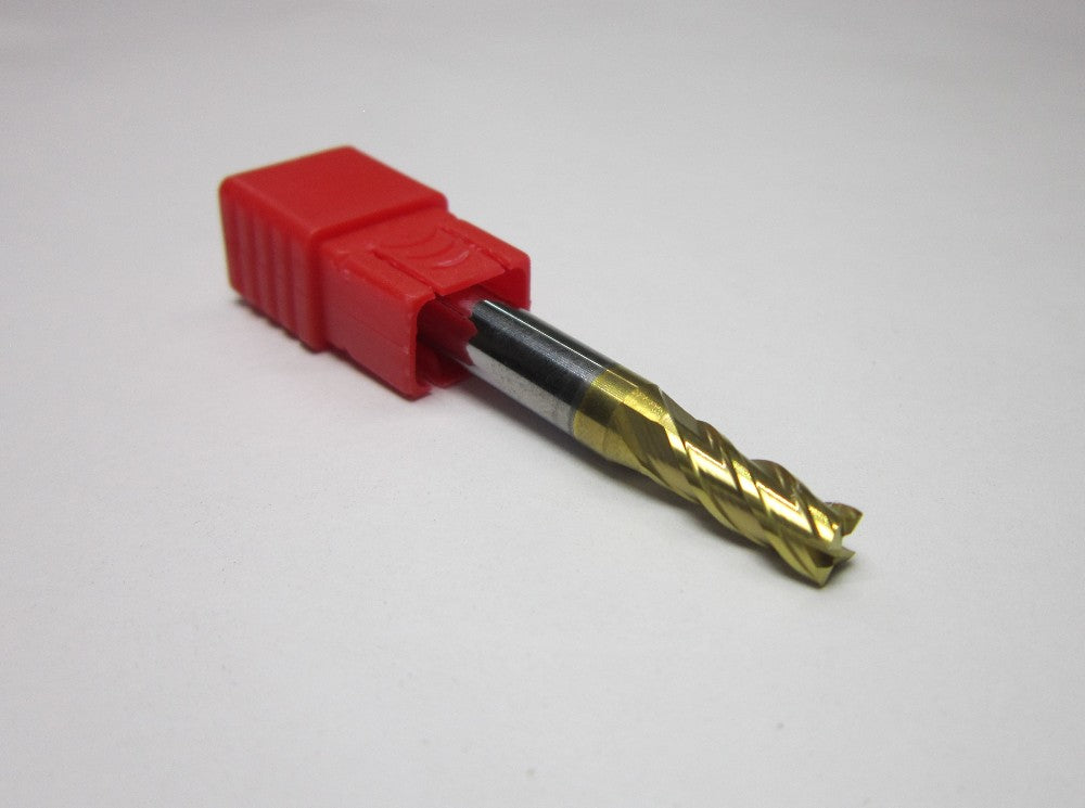 6PCS HRC62 4 flutes Tungsten Carbide End Mills milling cutter bits - Extrusion and CNC