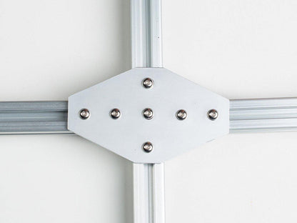 7 Cross Bolts Reinforcement Connection Joining plate 4545 (7 Cross Joining plate) - Extrusion and CNC