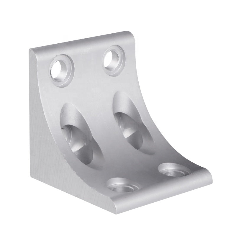 8080-8 hole L Corner Bracket 40 Series - Extrusion and CNC