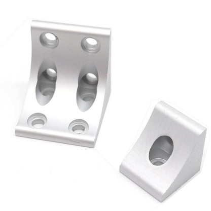 8080-8 hole L Corner Bracket 40 Series - Extrusion and CNC