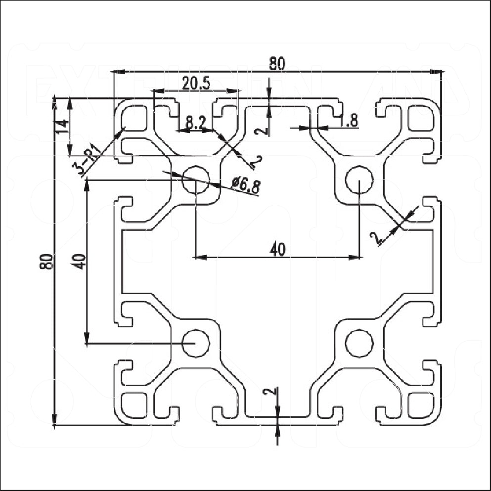 8080L - Extrusion and CNC