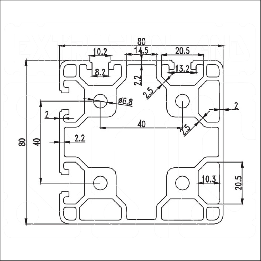 8080N - Extrusion and CNC