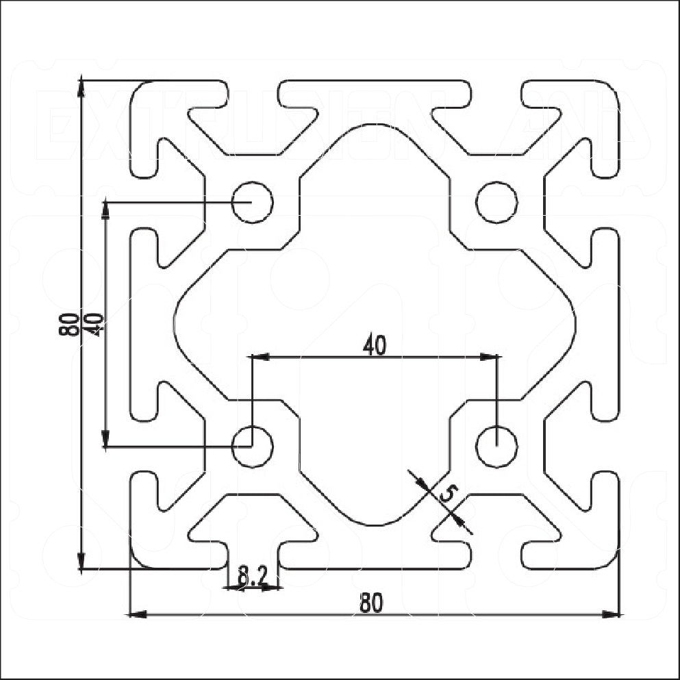 8080W - Extrusion and CNC