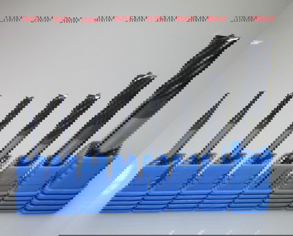 8PCS HRC45 4F for steel End Mill milling bit - Extrusion and CNC