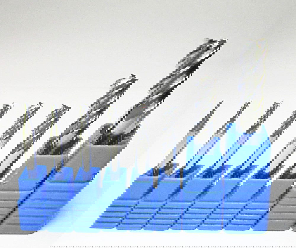 8PCS HRC55 3F for aluminium End Mill milling cutter bit - Extrusion and CNC