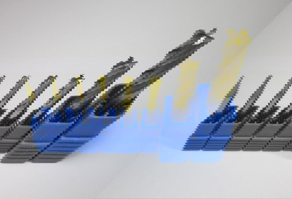 8PCS HRC58 4 flutes Tungsten Carbide End Mills milling cutter bit - Extrusion and CNC