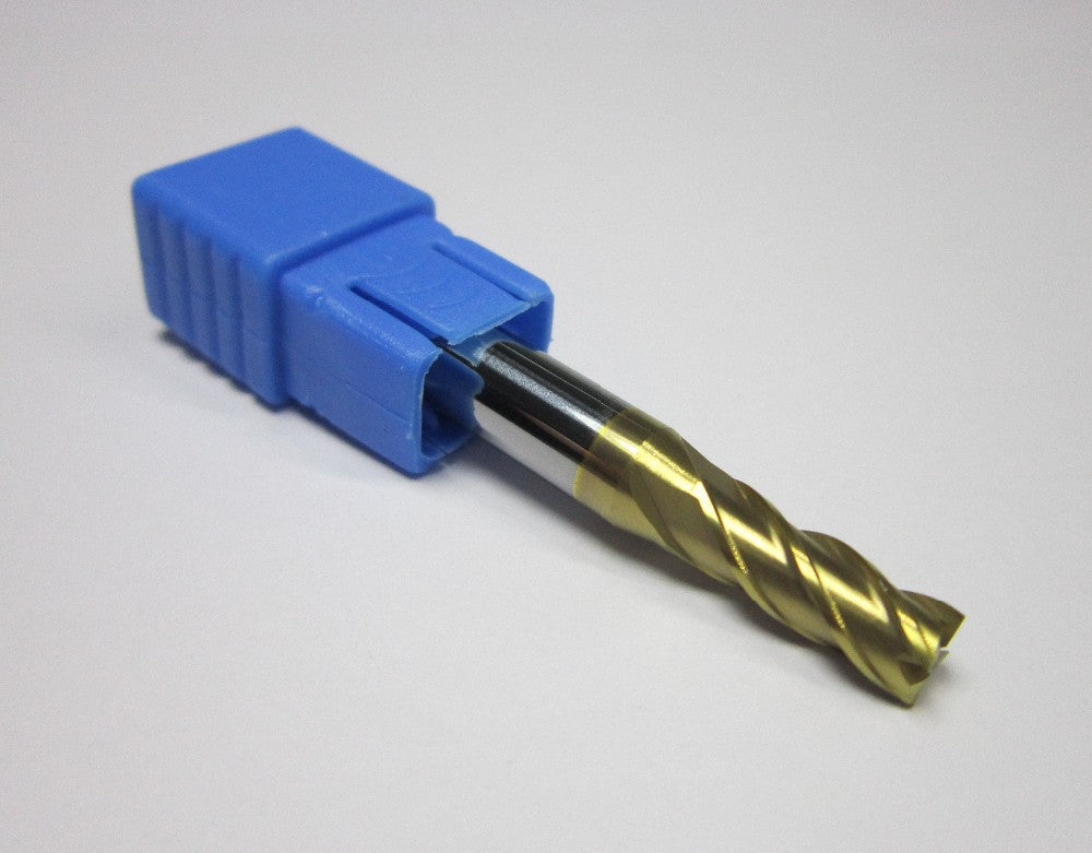 8PCS HRC58 4 flutes Tungsten Carbide End Mills milling cutter bit - Extrusion and CNC