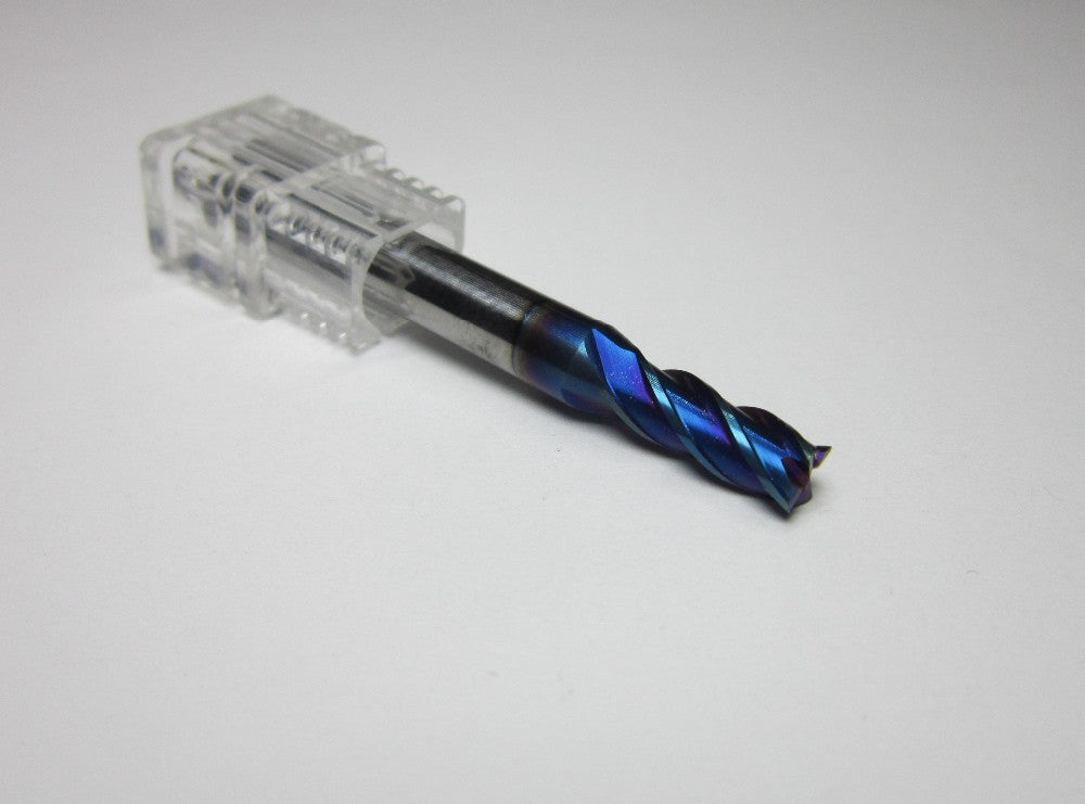 8PCS HRC68 4F Tungsten Carbide End Mills milling cutter bit - Extrusion and CNC